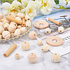 Olycraft Natural Wood Beads WOOD-OC0001-33-5