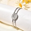 Mother's Day 304 Stainless Steel Bangles BJEW-R014-03P-1