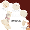 SOFPLATE DIY Wood Bookmarks Making Kits WOOD-SP0001-21D-6