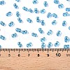 Baking Paint Transparent Glass Seed Beads SEED-N006-05L-4