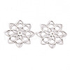 Non-Tarnish 304 Stainless Steel Filigree Joiners Links STAS-S116-186P-1
