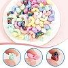 SUNNYCLUE 80Pcs 20 Styles UV Plated Acrylic Beads OACR-SC0001-86-3