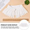 Detachable Computerized Embroidered Cotton Lace Collar DIY-WH0283-16-3