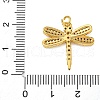 Rack Plating Brass Micro Pave Cubic Zirconia Pendants KK-Z063-38G-3