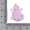 Turtle Transparent Resin Pendants RESI-M053-02-3