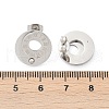 304 Stainless Steel Rhinestone Stud Earrings EJEW-Z089-06P-5