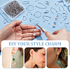 Unicraftale 304 Stainless Steel & 316 Surgical Stainless Steel Earring Hooks & Earring Hooks & Jump Rings STAS-UN0002-89P-5
