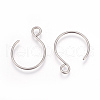 304 Stainless Steel Earring Hooks X-STAS-L216-02B-P-1