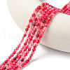 Natural Crackle Agate Bead Strands X-G-R344-4mm-55-5
