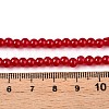 Baking Painted Imitation Jade Glass Round Bead Strands DGLA-Q021-4mm-05-A-3