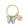 Alloy Enamel Butterfly Keychain KEYC-JKC01181-4