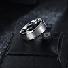 201 Stainless Steel Finger Rings for Men WG1765E-30-1