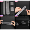 Transparent 1-Tier Acrylic Action Figure Display Risers ODIS-WH0026-21A-4