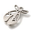 201 Stainless Steel Pendants X-STAS-R136-16P-2