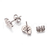 304 Stainless Steel Stud Earrings EJEW-N045-03P-3