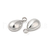 Non-Tarnish 304 Stainless Steel Charms STAS-H214-09P-2