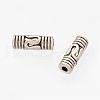 Column Tibetan Silver Tube Beads AB88-2