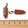 Natural Red Jasper Pendants G-Z067-07P-11-4