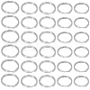 SOFPLATE 600Pcs 3 Styles 304 Stainless Steel Split Rings STAS-SP0001-64-1