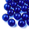 Transparent Blow High Borosilicate Glass Globe Beads X-GLAA-T003-09F-4