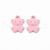 Spray Painted Alloy Charms PALLOY-Q433-034H-RS-1