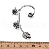 316 Surgical Stainless Steel Cuff Earrings EJEW-E300-25AS-01-3