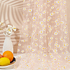 Daisy Pattern Chinlon Tulle DIY-WH0037-38B-5