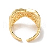 Brass Open Cuff Ring RJEW-E292-15G-3
