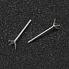 925 Sterling Silver Ear Studs STER-P032-10S-6-2