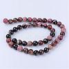 Natural Rhodonite Beads Strands G-Q462-10mm-25-2