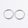 304 Stainless Steel Open Jump Rings A-STAS-P151-05-2