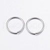 Tarnish Resistant 304 Stainless Steel Open Jump Rings A-STAS-P151-05-2