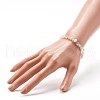 Natural Grey Agate Chip Beads Bracelet for Girl Women BJEW-JB06748-08-3
