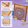 BENECREAT Rectangle Wood Crochet Blocking Board DIY-BC0013-59C-5
