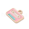 Alloy Enamel Pendants ENAM-A008-35KCG-2