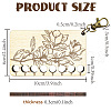  8-Position Wood Embroidery Thread Storage Trays TOOL-WH0056-027-2