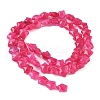 Dyed Natural Malaysia Jade Star Beads Strands G-Z080-A01-03-3