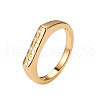 Retro Fashionable Brass Finger Rings for Women FS-WGEC037-02-4