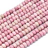 Natural Rhodonite Beads Strands G-P575-A18-6x4mm-2