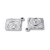 304 Stainless Steel Pendants STAS-C066-14P-3