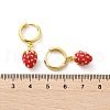 Brass Hoop Earrings EJEW-S251-04B-G-5