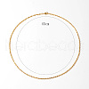 Brass Twisted Chain Necklaces DH7383-1