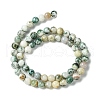 Natural Tree Agate Beads Strands X-G-K194-6mm-02-5