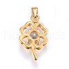 304 Stainless Steel Pendants STAS-P216-51G-2