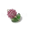 Glass Seed Beads Pendants PALLOY-MZ00592-05-3