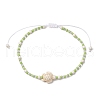 2Pcs Glass Seed Adjustable Braided Beaded Bracelets BJEW-JB11664-3