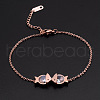 Stainless Steel Charm Anklets WGE3F25-18-1