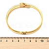 304 Stainless Steel Micro Pave Clear Cubic Zirconia Cuff Bangles BJEW-Z124-02G-5