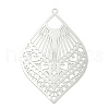 Non-Tarnish 304 Stainless Steel Filigree Big Pendants X-STAS-K257-04P-2
