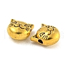 Tibetan Style Alloy Kitten Beads TIBEP-GC178-AG-NR-2